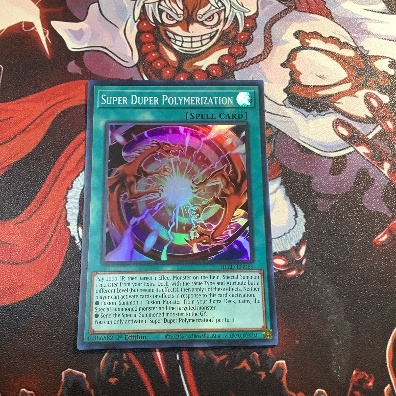 BLZD-EN069 “Super Duper Polymerization” Super Rare Yu-Gi-Oh!