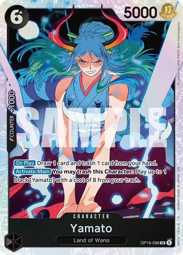One Piece TCG – Yamato SR (OP16-98) | The Time of Battle | ENG NM