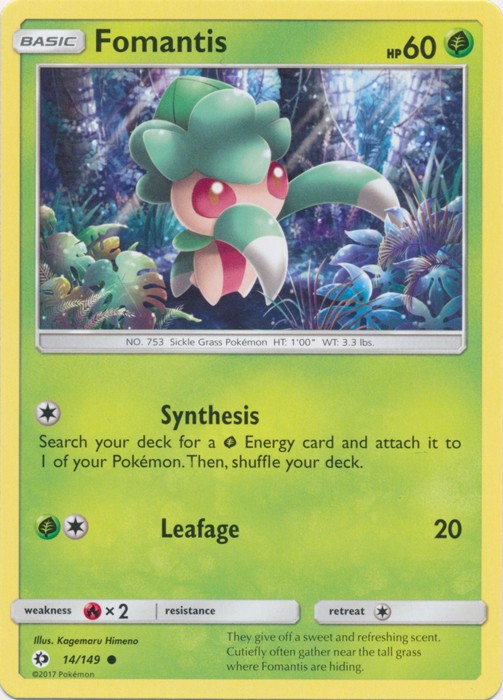 Fomantis – 14/149 – Common – Moderately Played
