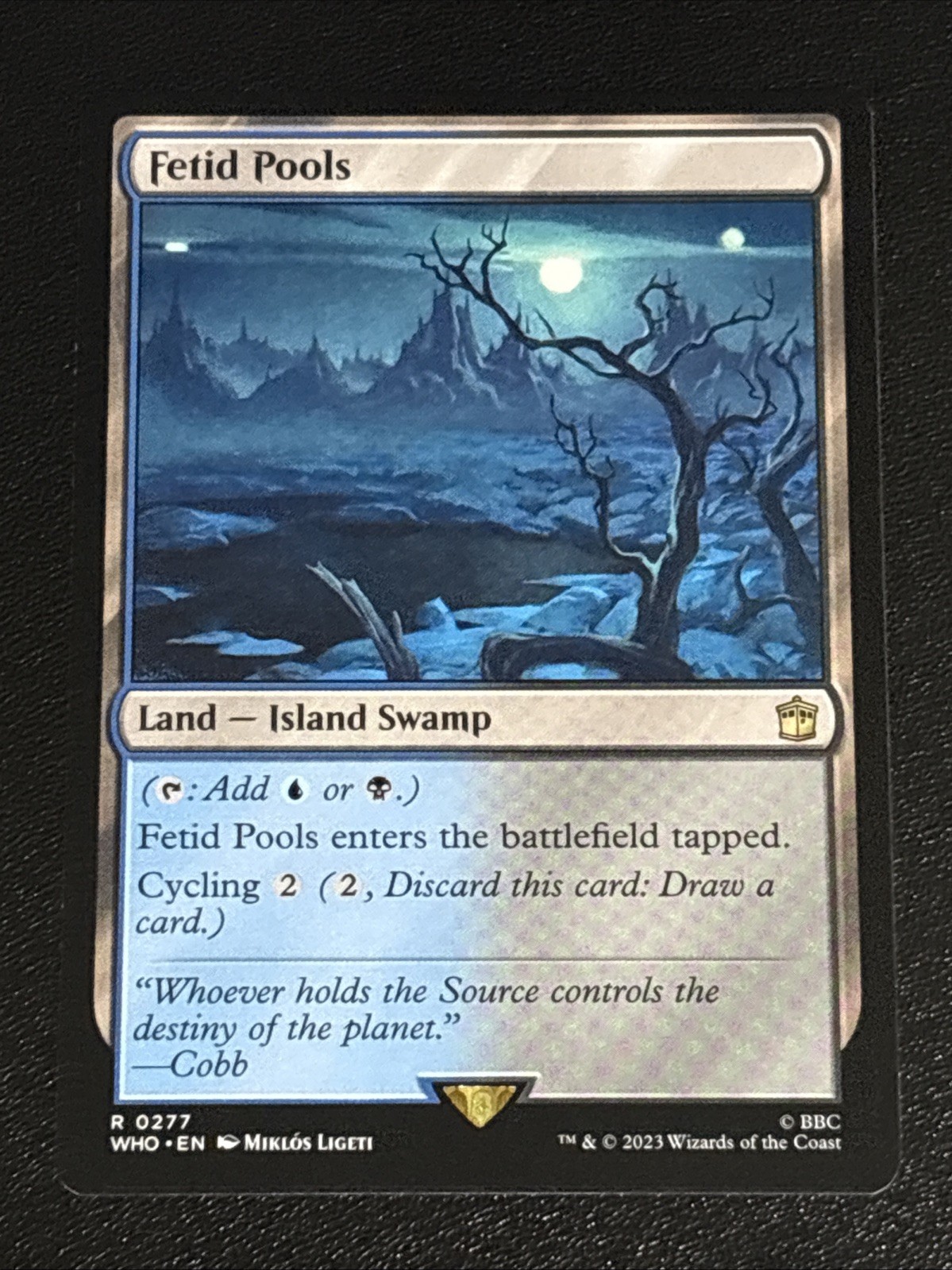 MTG Universes Beyond: Doctor Who Fetid Pools 0277 NM Rare