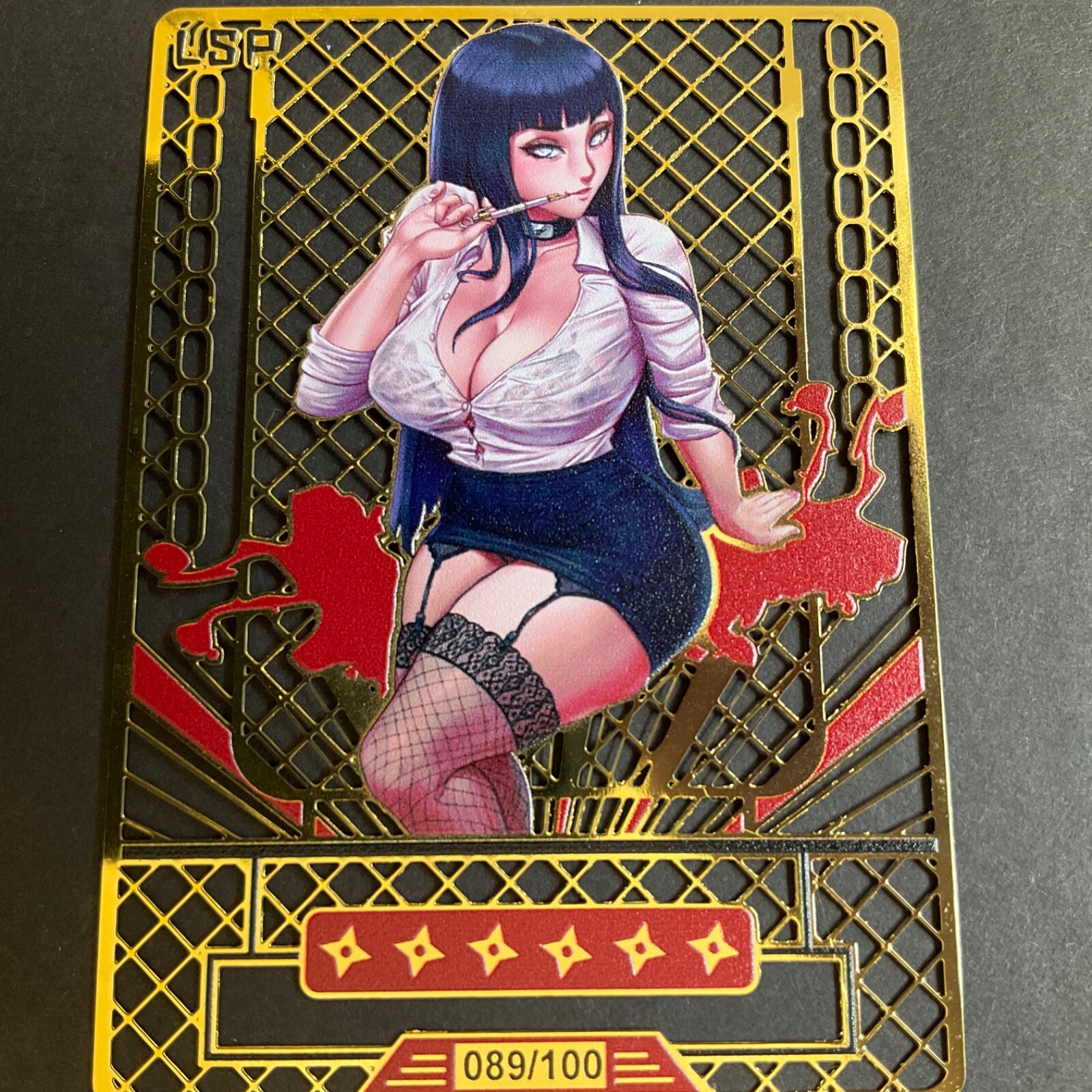 Goddess Story Gold METAL Card – Maiden Party – Serial Number #/100! Narut