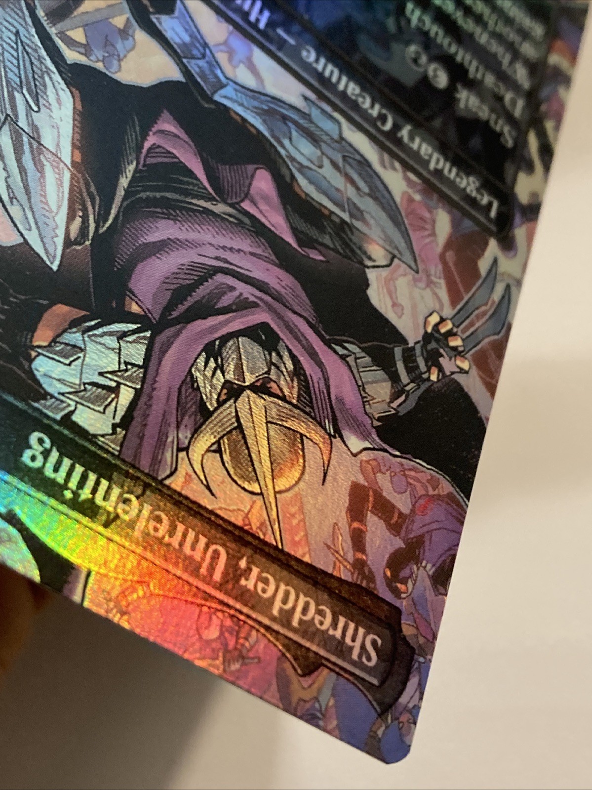 MTG Shredder, Unrelenting (Borderless Foil) Teenage Mutant Ninja Turtles 210 NM