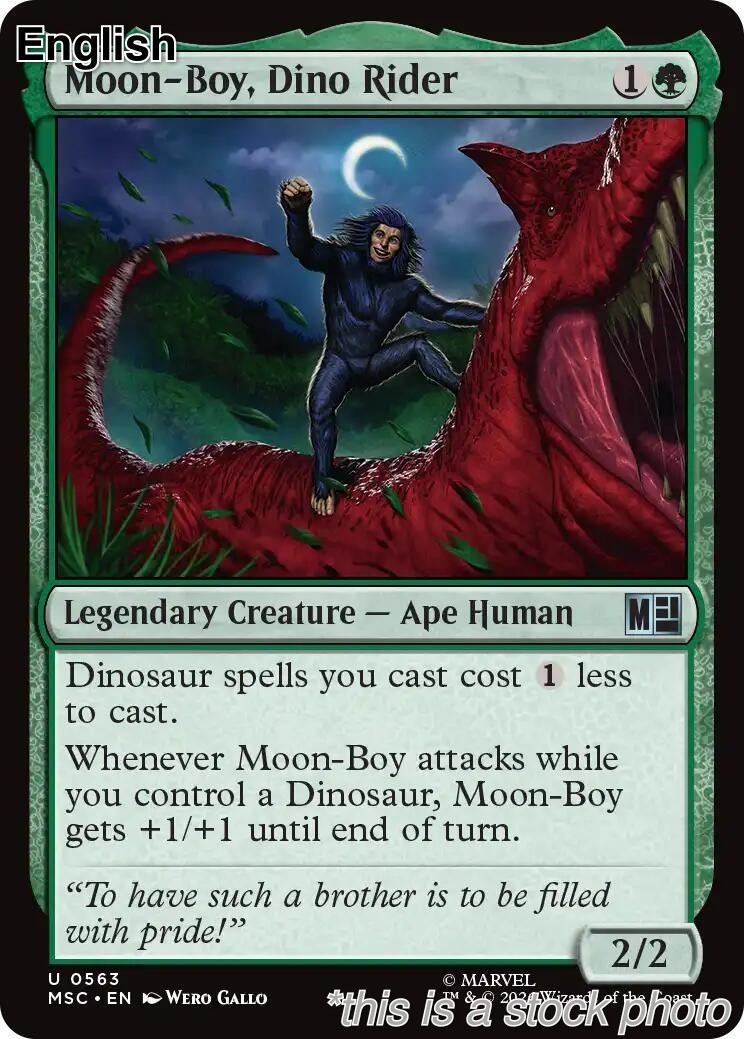 Moon-Boy, Dino Rider [MSC – 563MagicNMUncommonEN