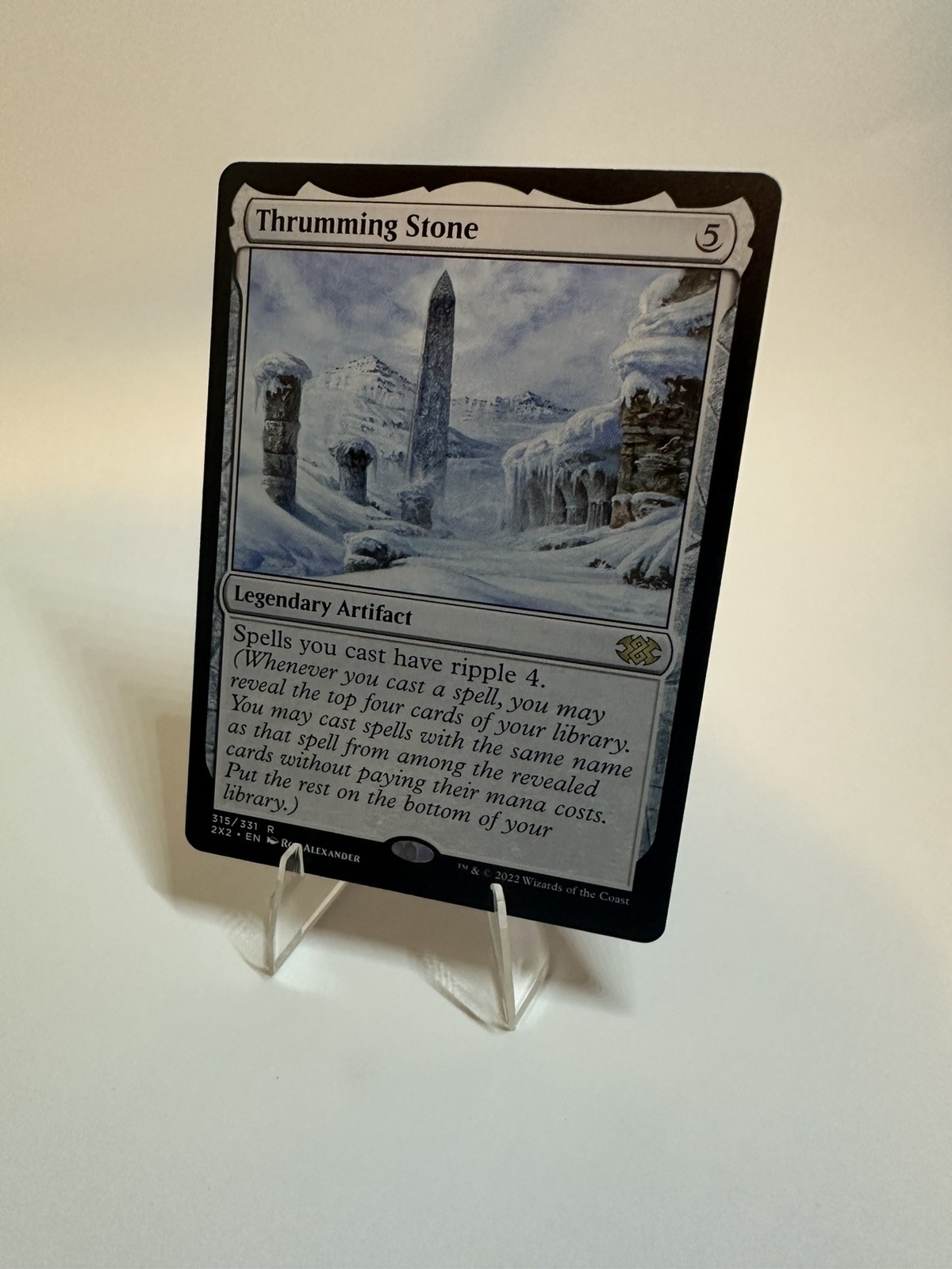 Thrumming Stone Near Mint 315 Double Masters 2022 Reg- Near Mint