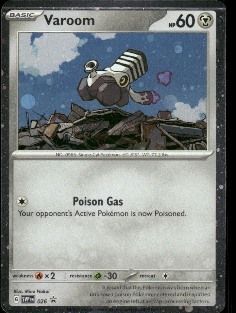Varoom (Cosmos Holo) 026 Promo Scarlet & Violet Promo Pokemon Near Mint