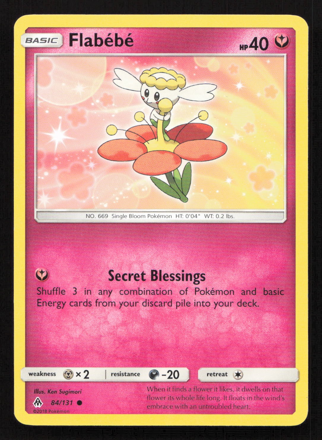 Flabebe (84) Common SM – Forbidden Light 84/131 LP