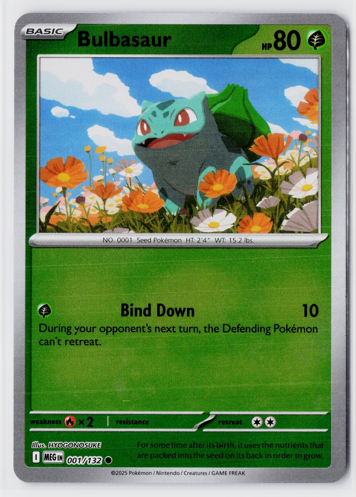 ME01: Mega Evolution #001/132 Bulbasaur Holo