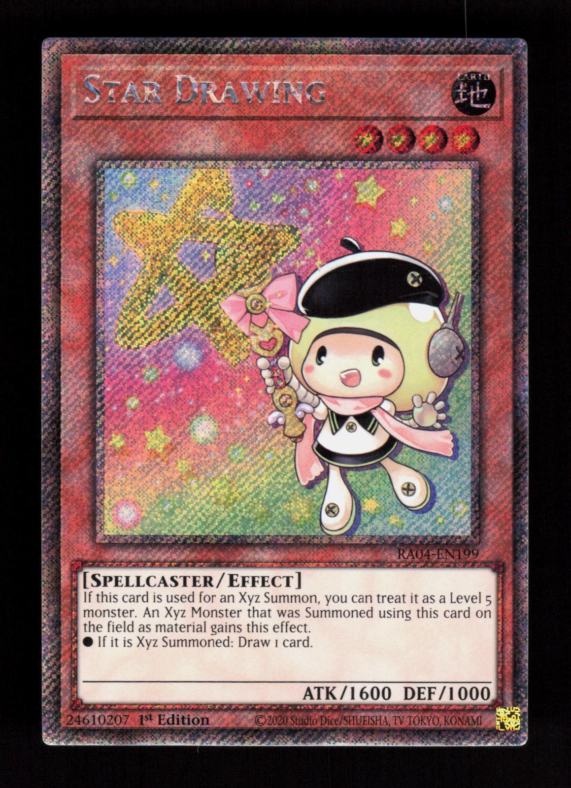 Yu-Gi-Oh Star Drawing (Platinum Secret Rare) RA04-EN199 NM