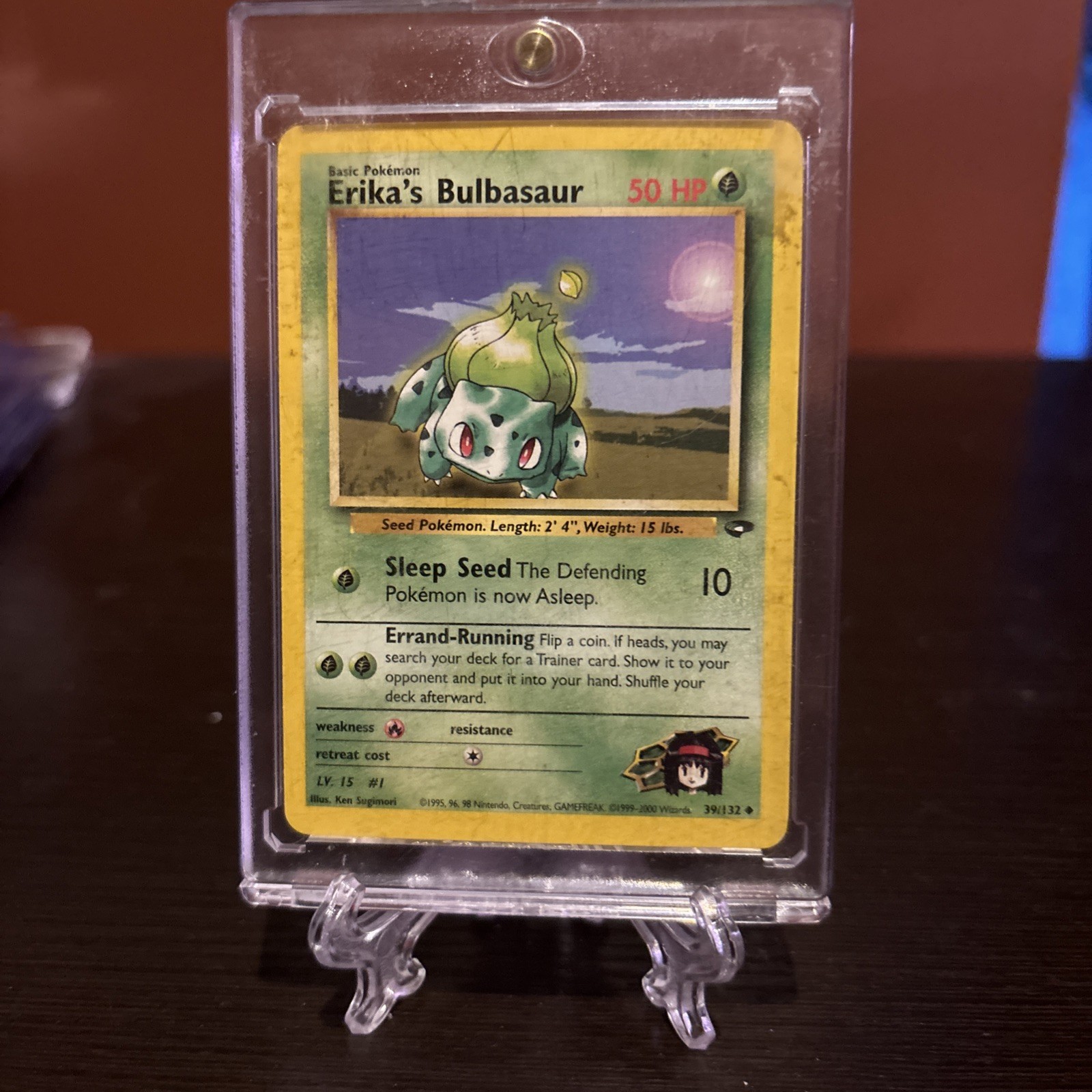Erika’s Bulbasaur 39/132 Gym Challenge Regular