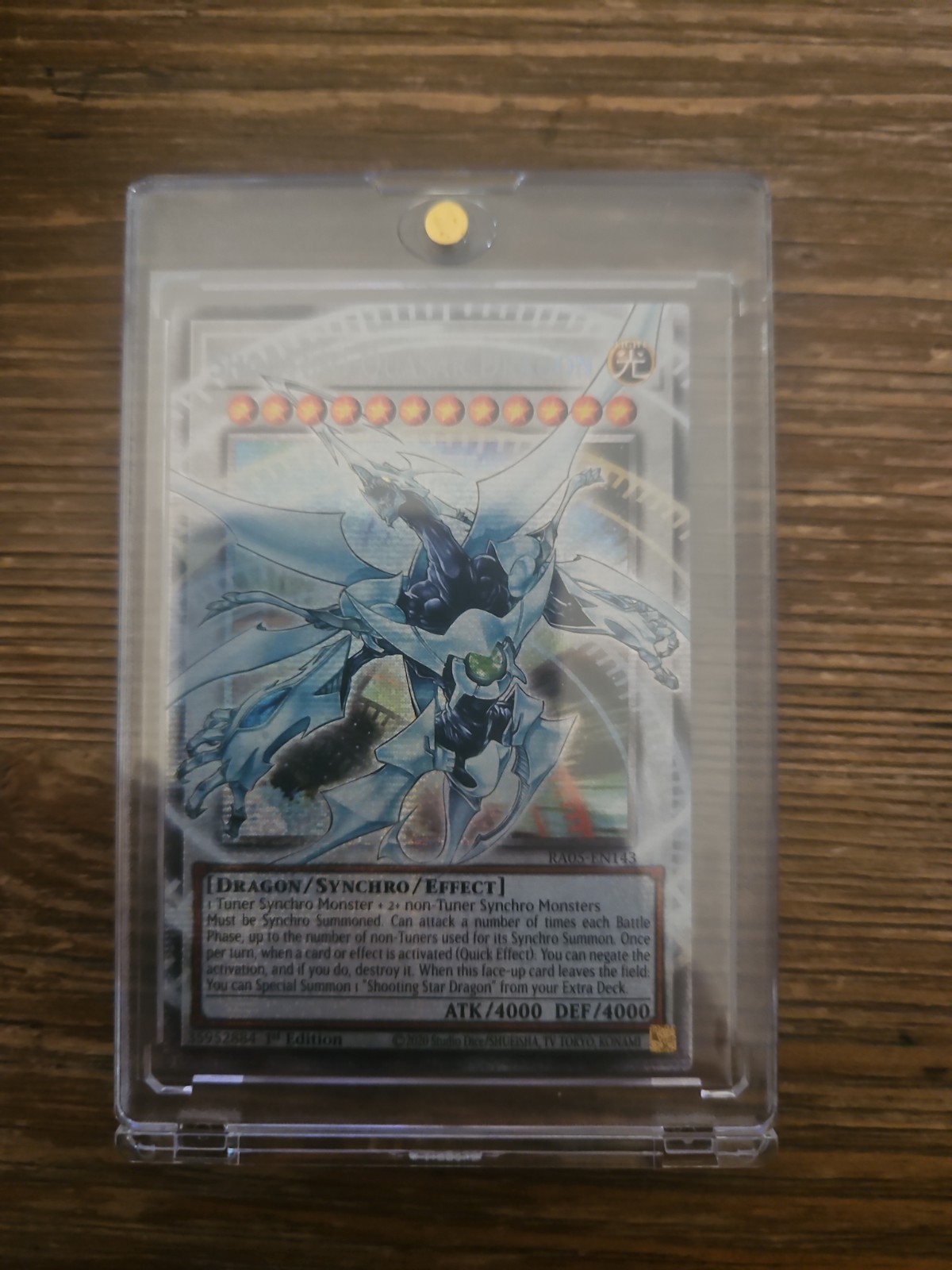 Yu-Gi-Oh! Shooting Quasar Dragon Overframe Starlight Rare RA05-EN143