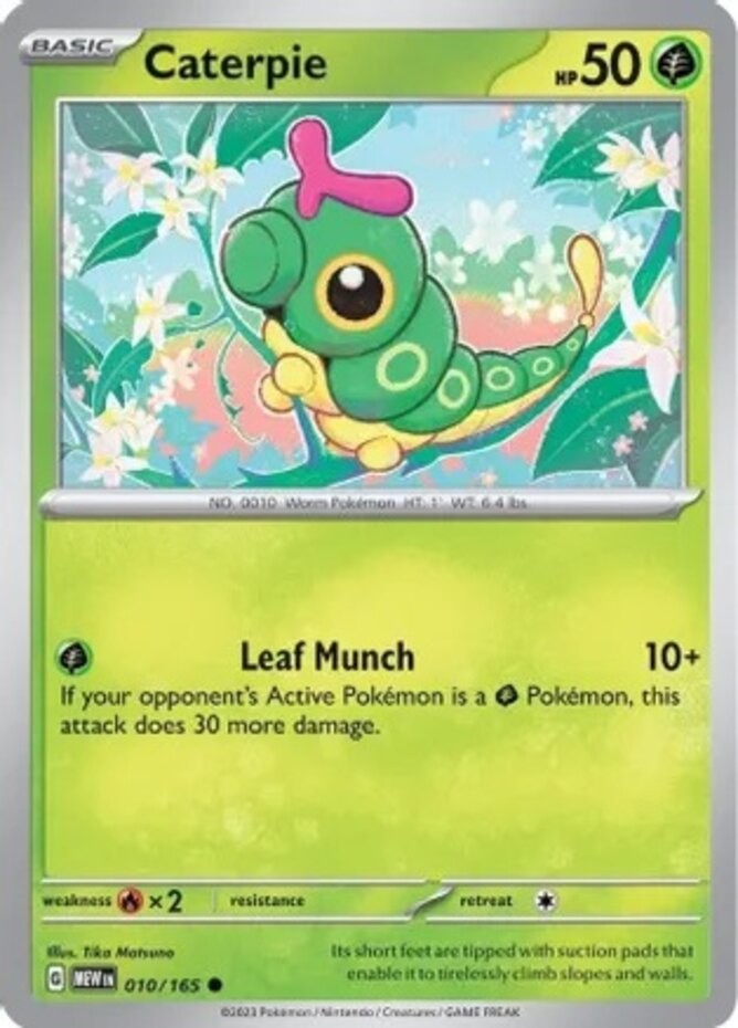 Caterpie – 010/165 – Common – Near Mint