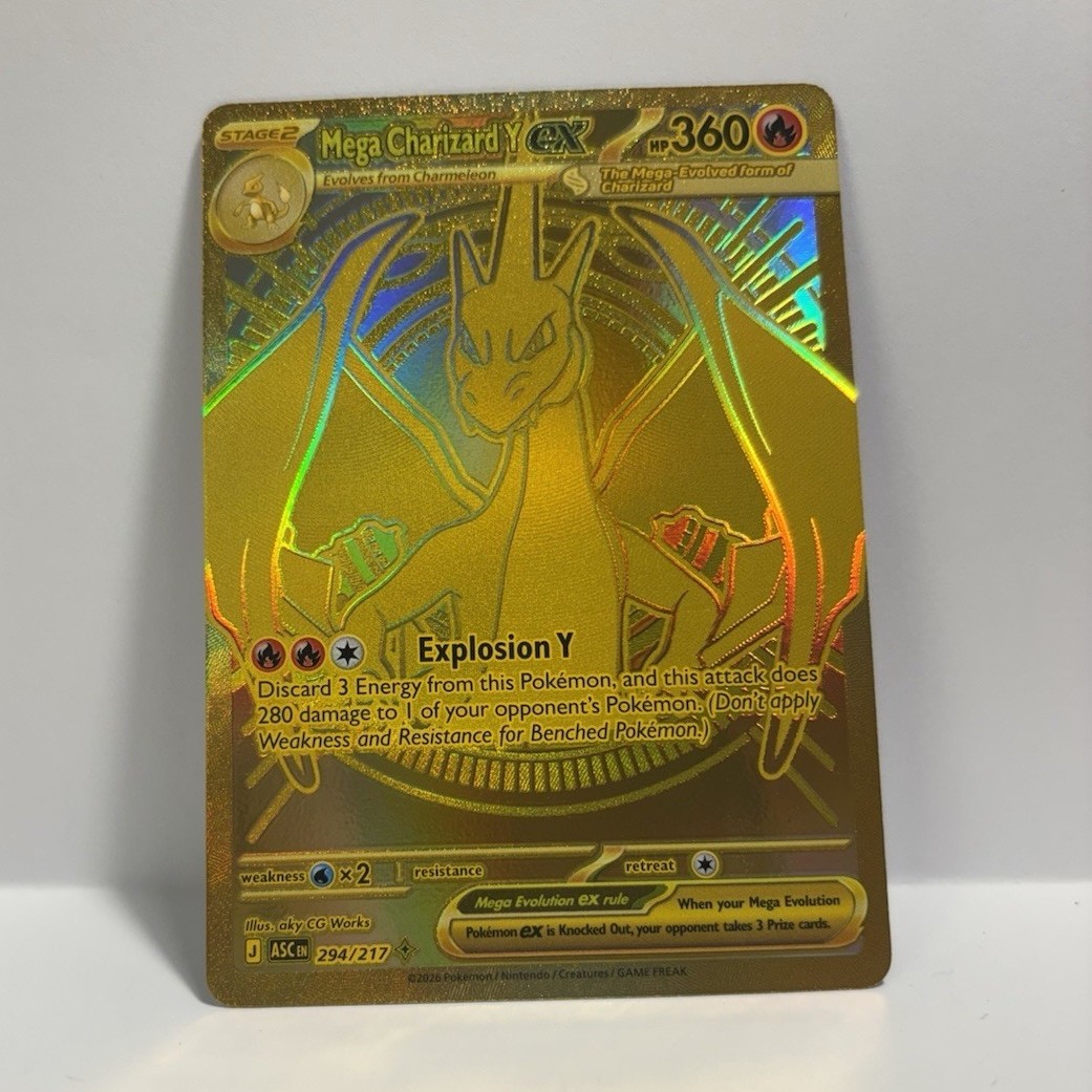 Mega Charizard Y ex – 294/217 – ME: Ascended Heroes – Incredible Centering