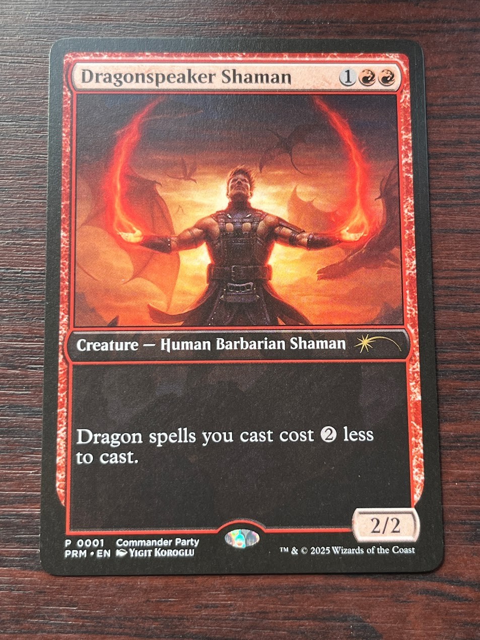 1x SHOWCASE DRAGONSPEAKER SHAMAN – Promo – MTG – Magic the Gathering