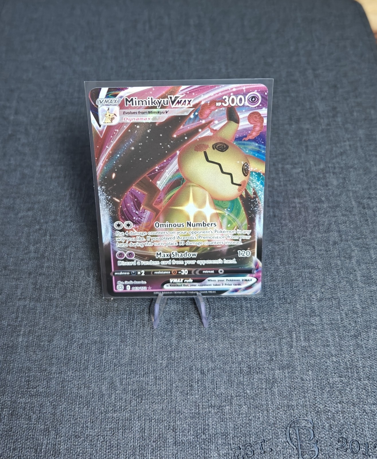 Mimikyu VMAX 069/172 Swsh09: Brilliant Stars Holo