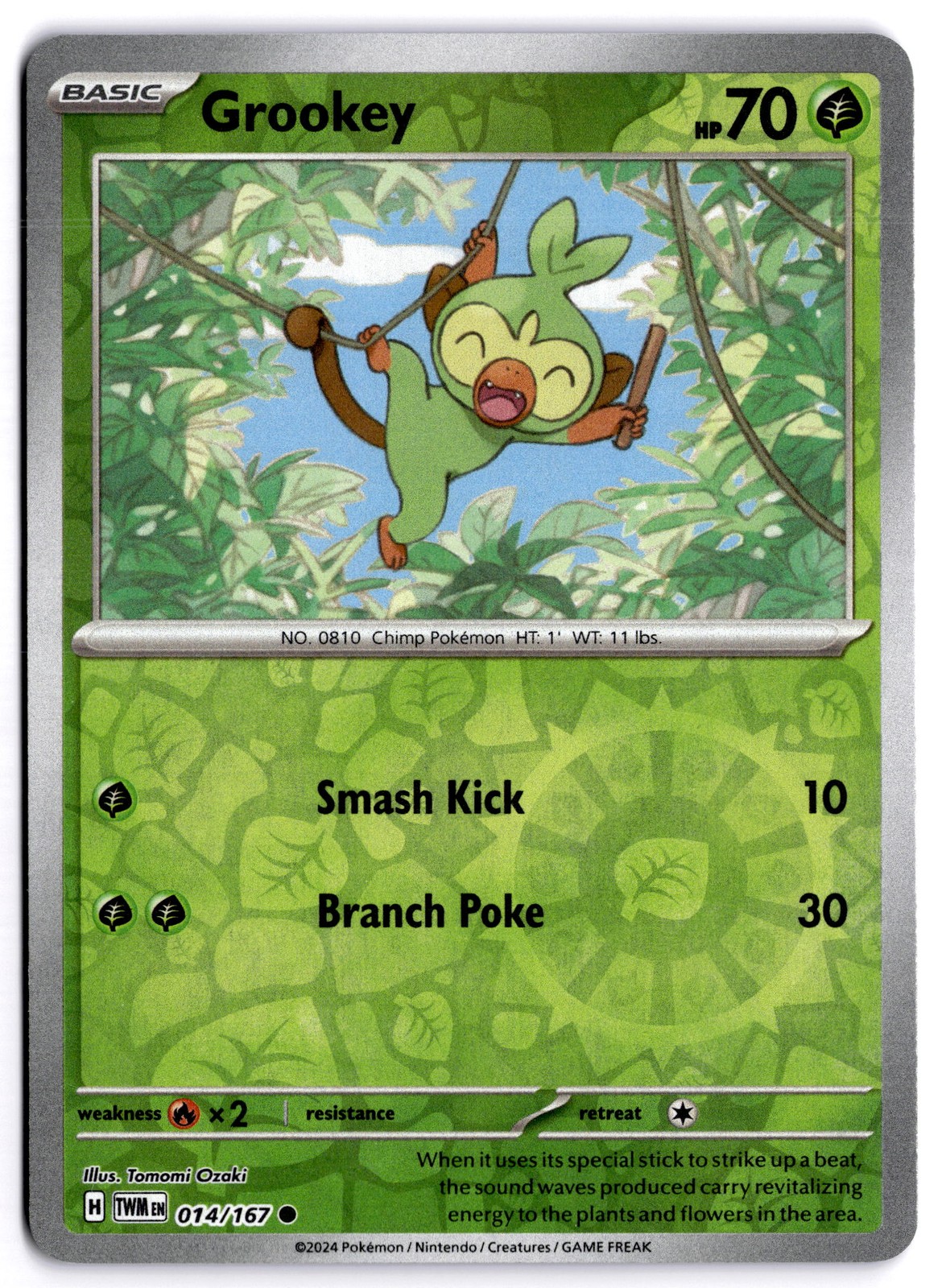 Grookey 014/167 REVERSE HOLO Near Mint – SV06: Twilight Masquerade