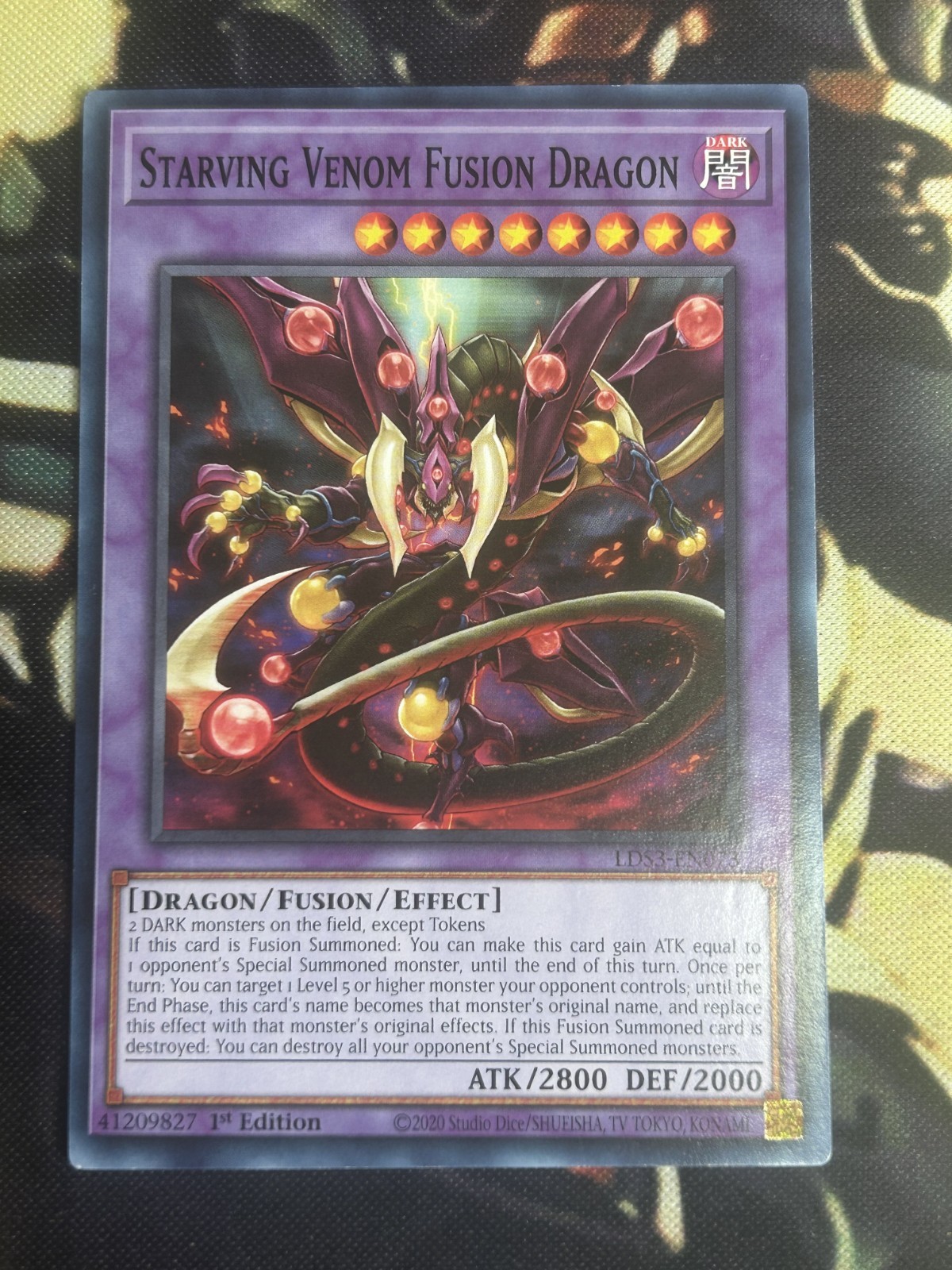 Yugioh: Starving Venom Fusion Dragon – LDS3-EN073 – Common – 1st Edition – NM