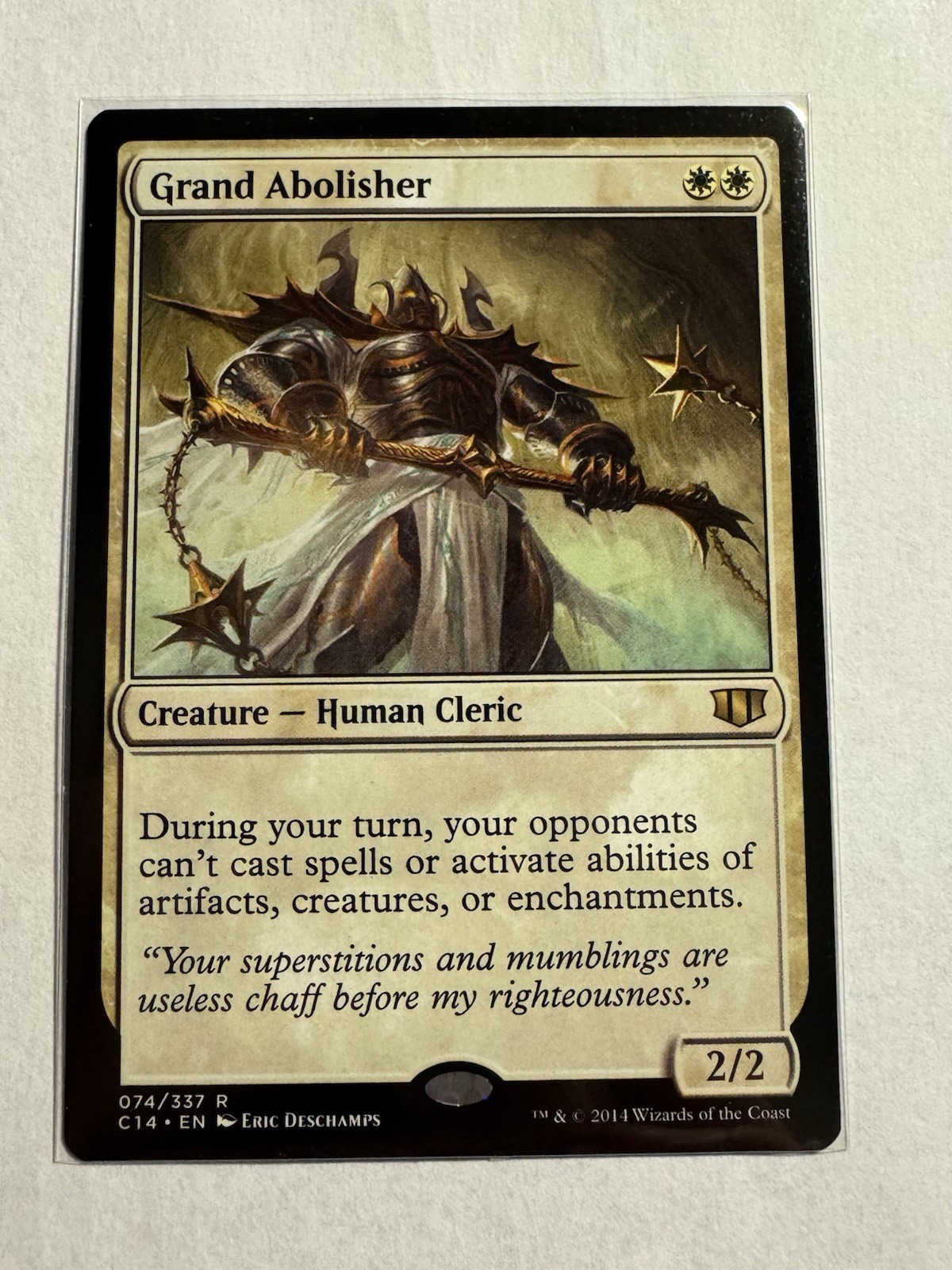 Grand Abolisher R Archenemy Nicol Bolas Card 12 NM Condition