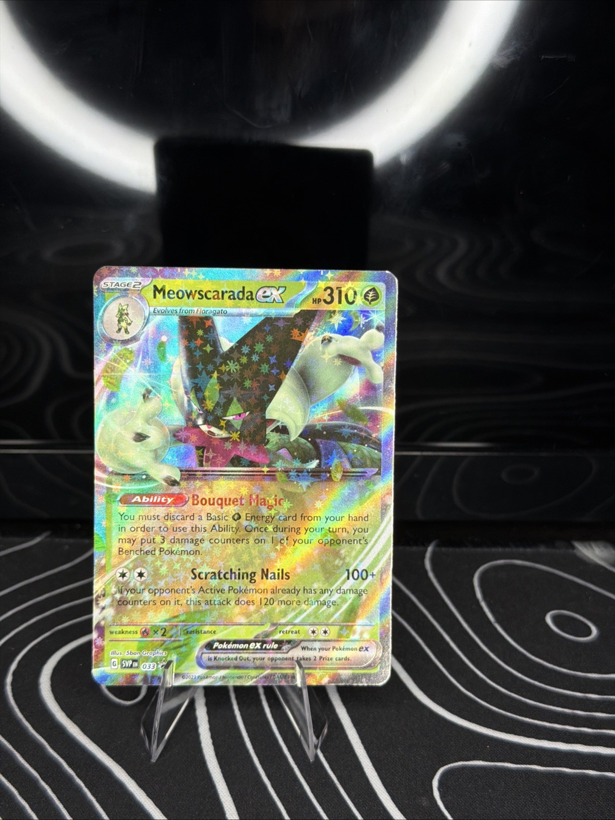 Meowscarada ex 033 Holo Promo Scarlet & Violet Promo Pokemon Near Mint