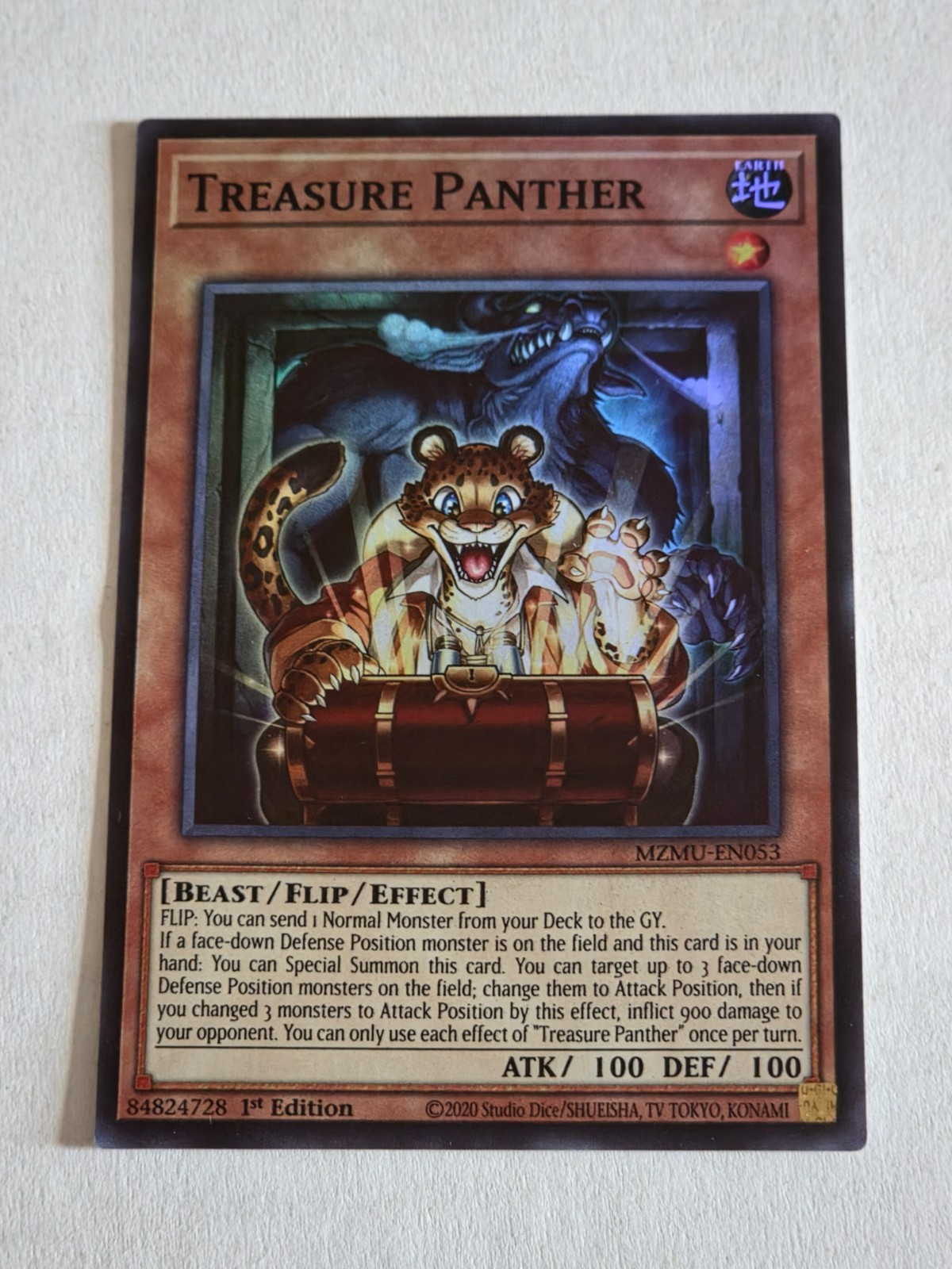 Treasure Panther Super Rare MZMU-EN053 Maze of Muertos 1st Edition NM Yugioh