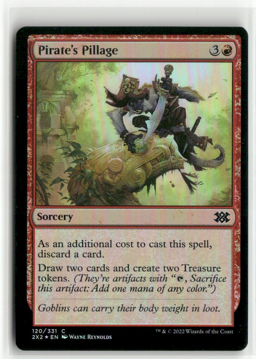 Pirate’s Pillage FOIL Double Masters 2022 MTG NM