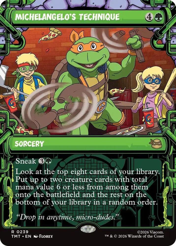 Michelangelo’s Technique (Showcase) 239 TMT NM R
