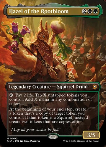 Hazel of the Rootbloom – Foil Extended Art BLBC LP MTG