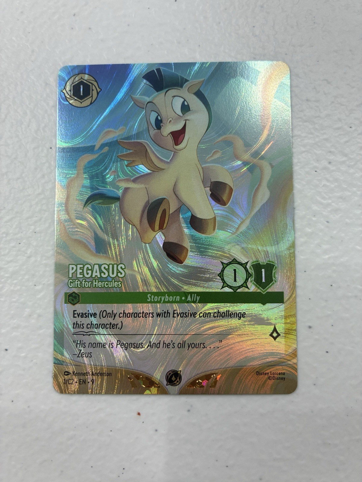 Pegasus – Gift for Hercules (1) 1 Disney Lorcana Promo Cards Holo