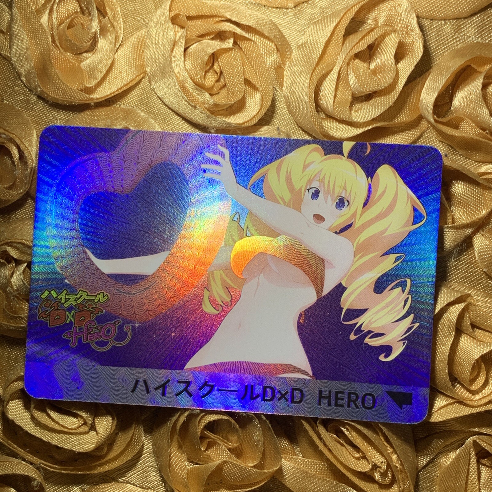 Ravel Phoenix High School DXD Beach Goddess Waifu Anime Holo Card