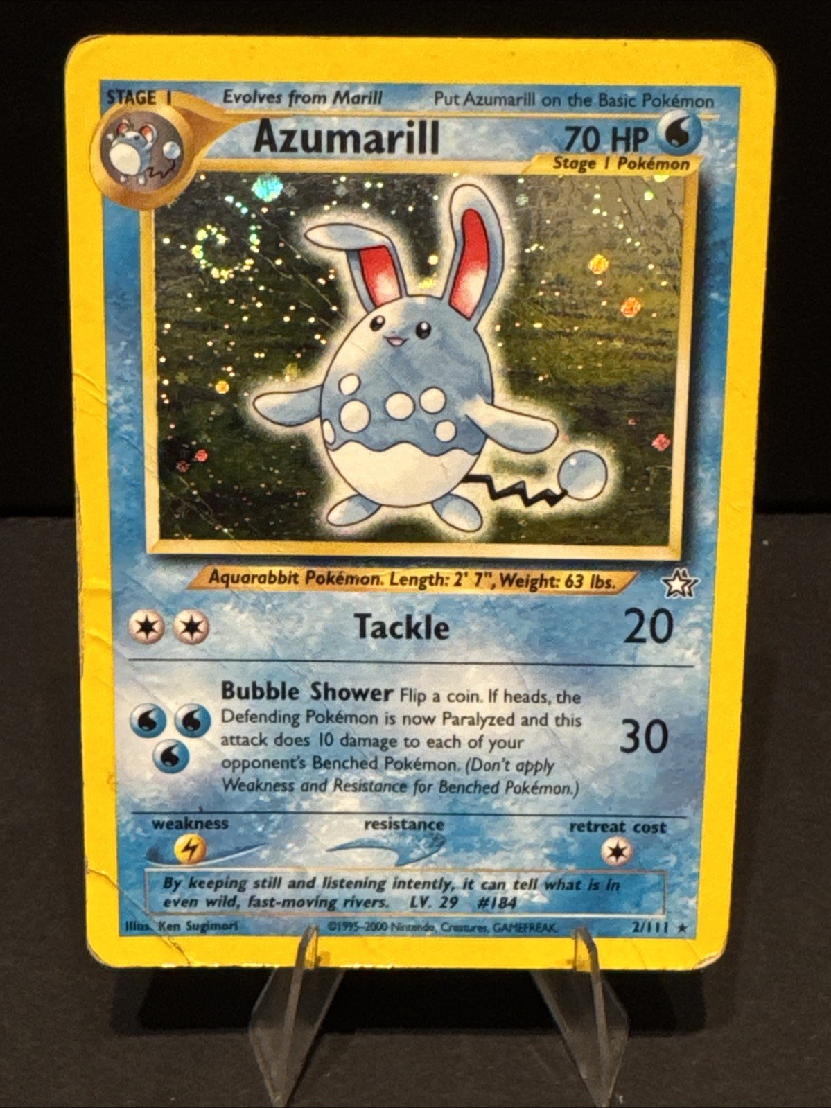 Azumarill 2/111 Neo Genesis Holo