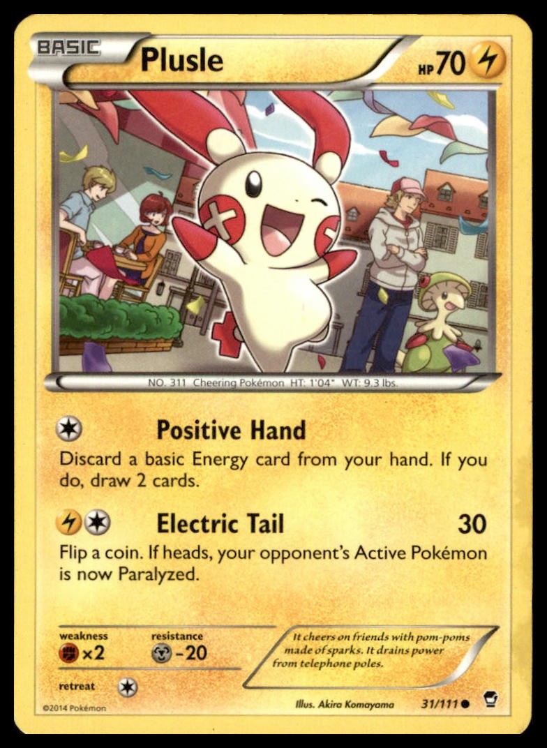 Plusle 31/111 Common Furious Fists Pokemon Lightly Played