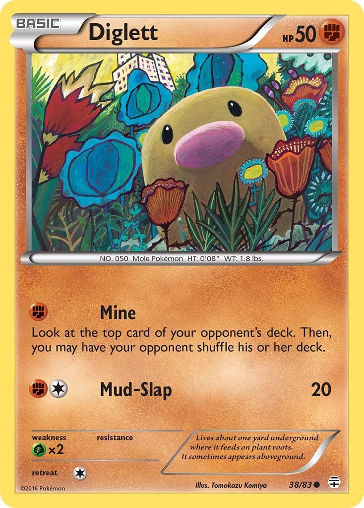 LP Diglett [Generations 38/83] Common Pokemon TCG