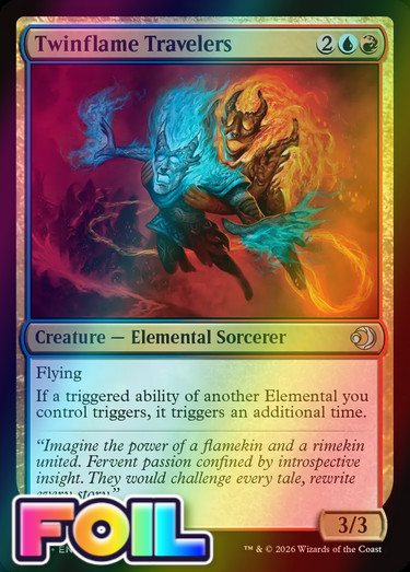x1 Twinflame Travelers FOIL ECL Lorwyn Eclipsed MTG 248 M/NM 1x