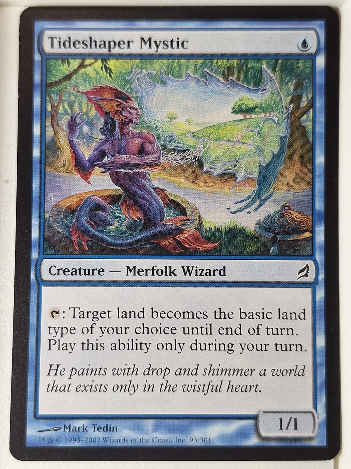 Tideshaper Mystic – Lorwyn – Magic the Gathering MTG Nice!