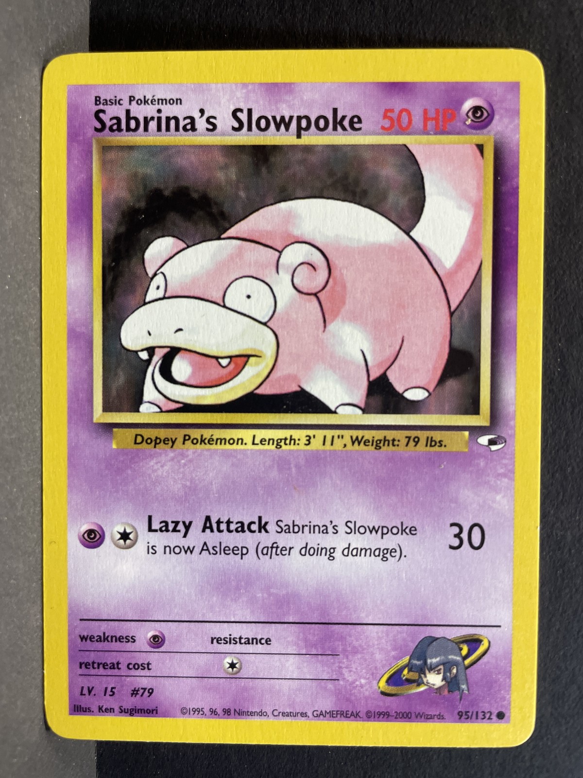 Pokemon Gym Heroes #095/132 Sabrina’s Slowpoke LP