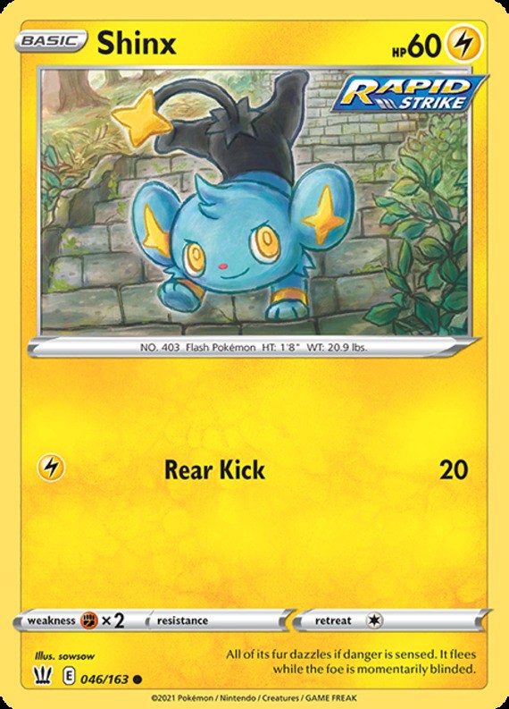 Shinx – 046/163 – Common – Near Mint