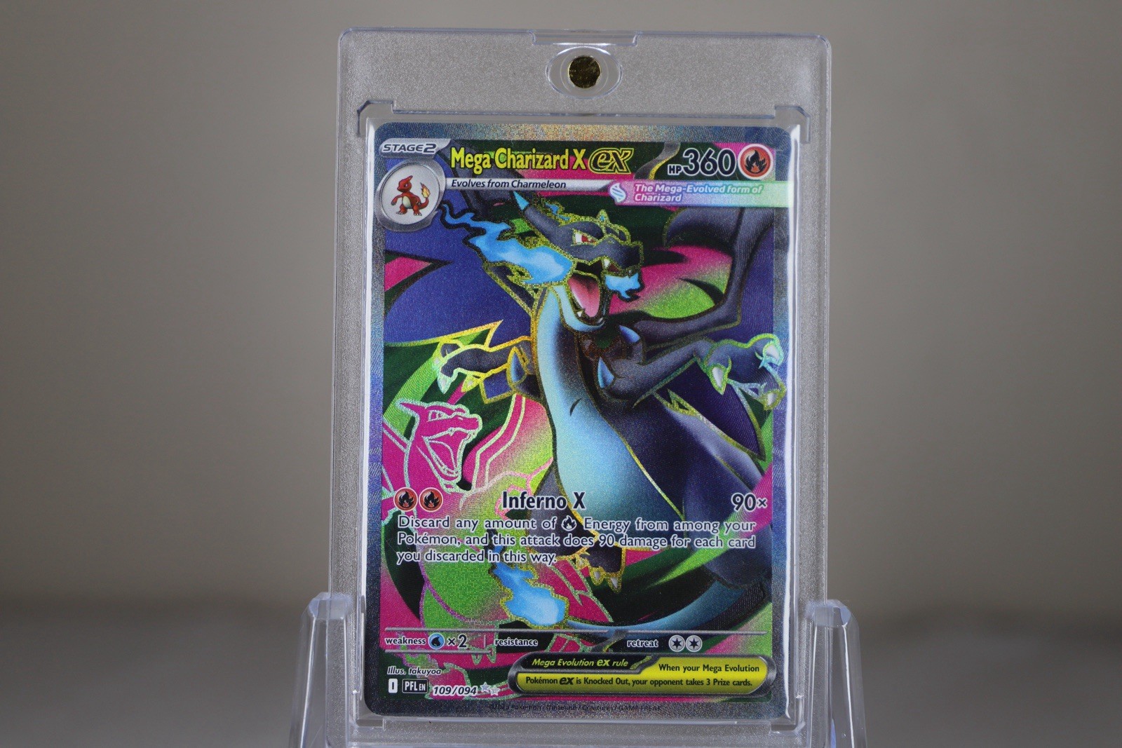 Mega Charizard X EX 109/106 XY Flashfire Secret Rare Full Art Holo