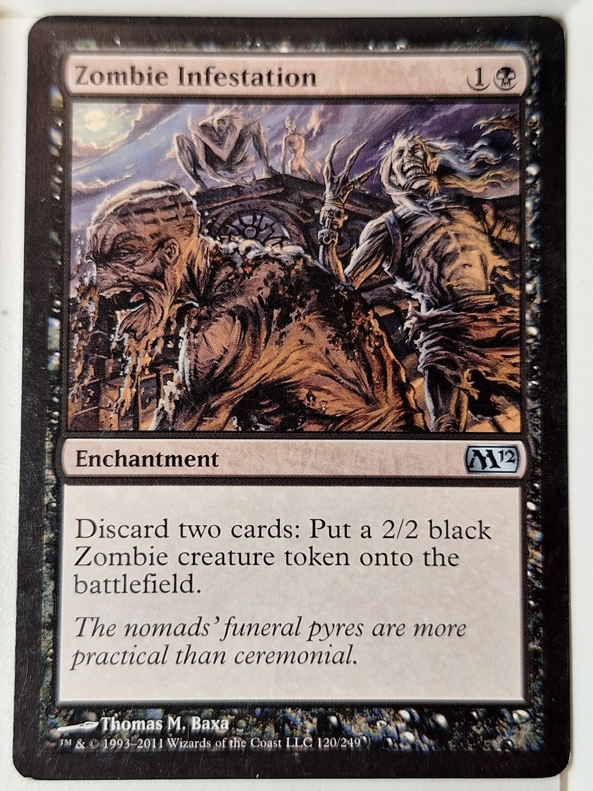Zombie Infestation – Magic 2012 Core Set M12 – Magic the Gathering MTG Nice!