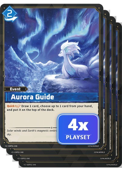 Playset of 4 Aurora Guide EBP01-048 C NM