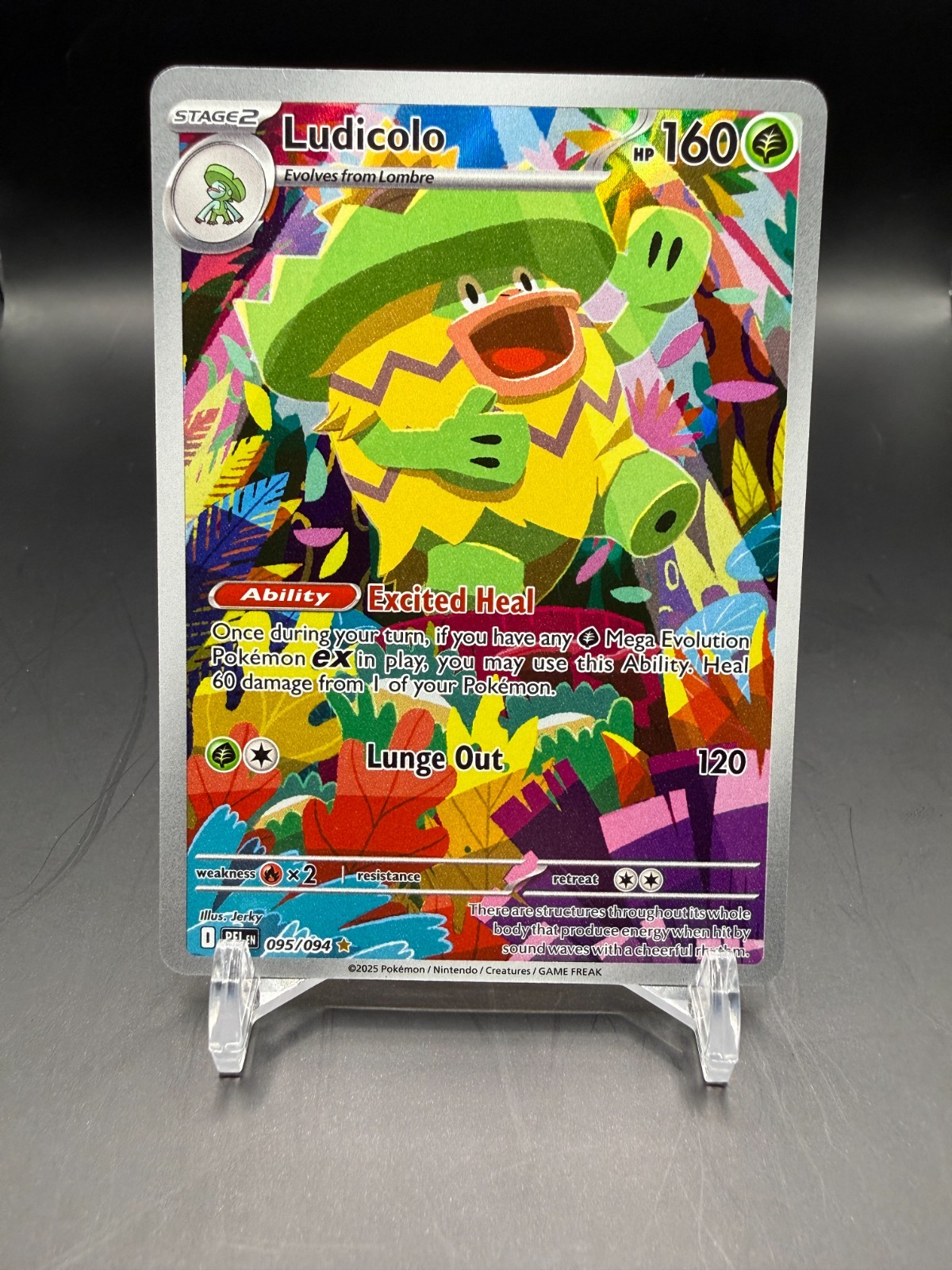 Pokémon TCG Phantasmal Flames – Ludicolo 095/094 SR Full Art Holo