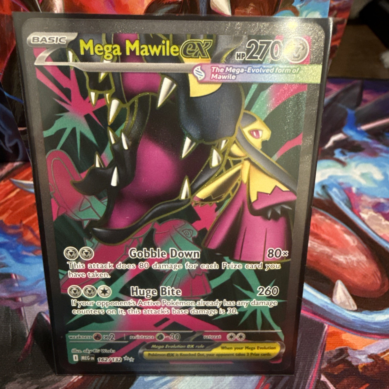 Pokemon Mega Mawile ex Ultra Rare ME01: Mega Evolution 162/132 NM