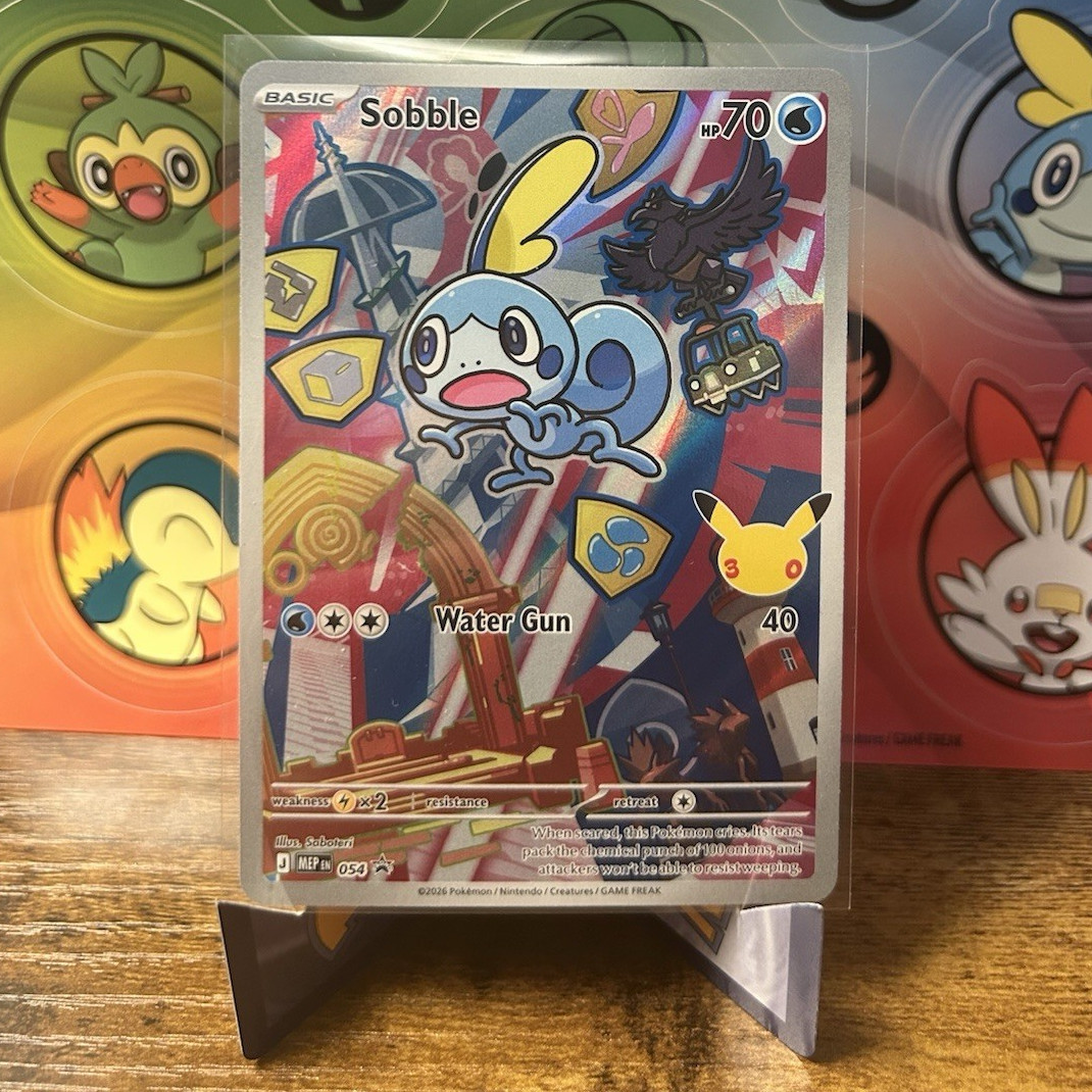 The Pokémon Company Sobble MEW 054/165 Promo Holo English 70 HP