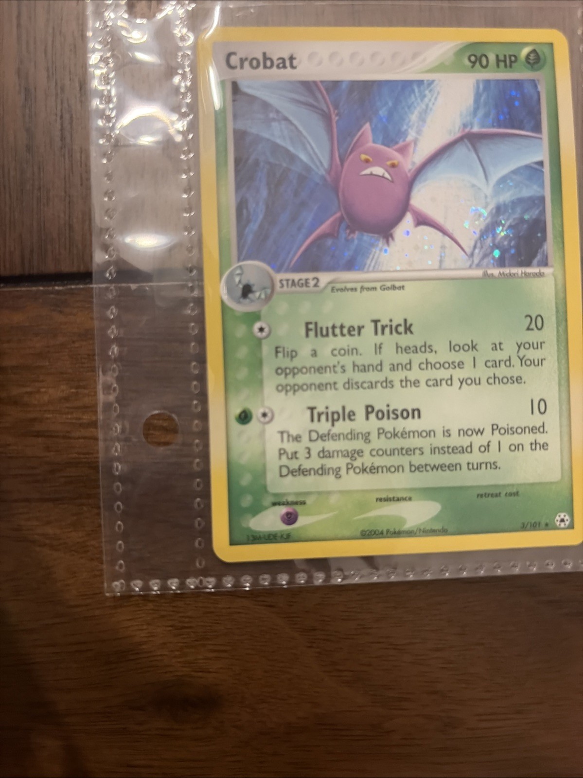 Crobat 3/101 EX Hidden Legends Holo