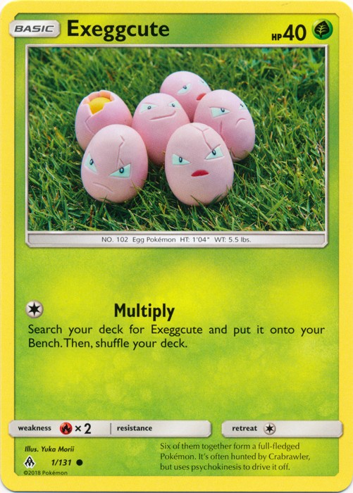 Exeggcute – 1/131 – Common – Moderately Played