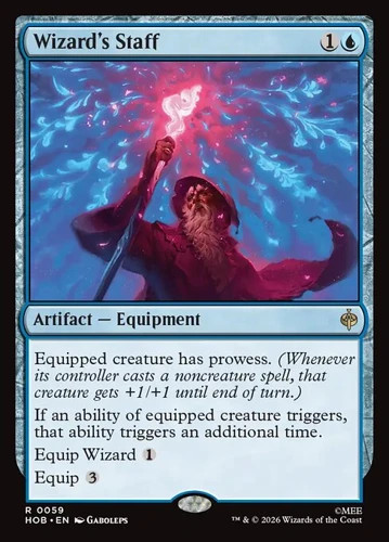 PRESALE Wizard’s Staff HOB NM MTG