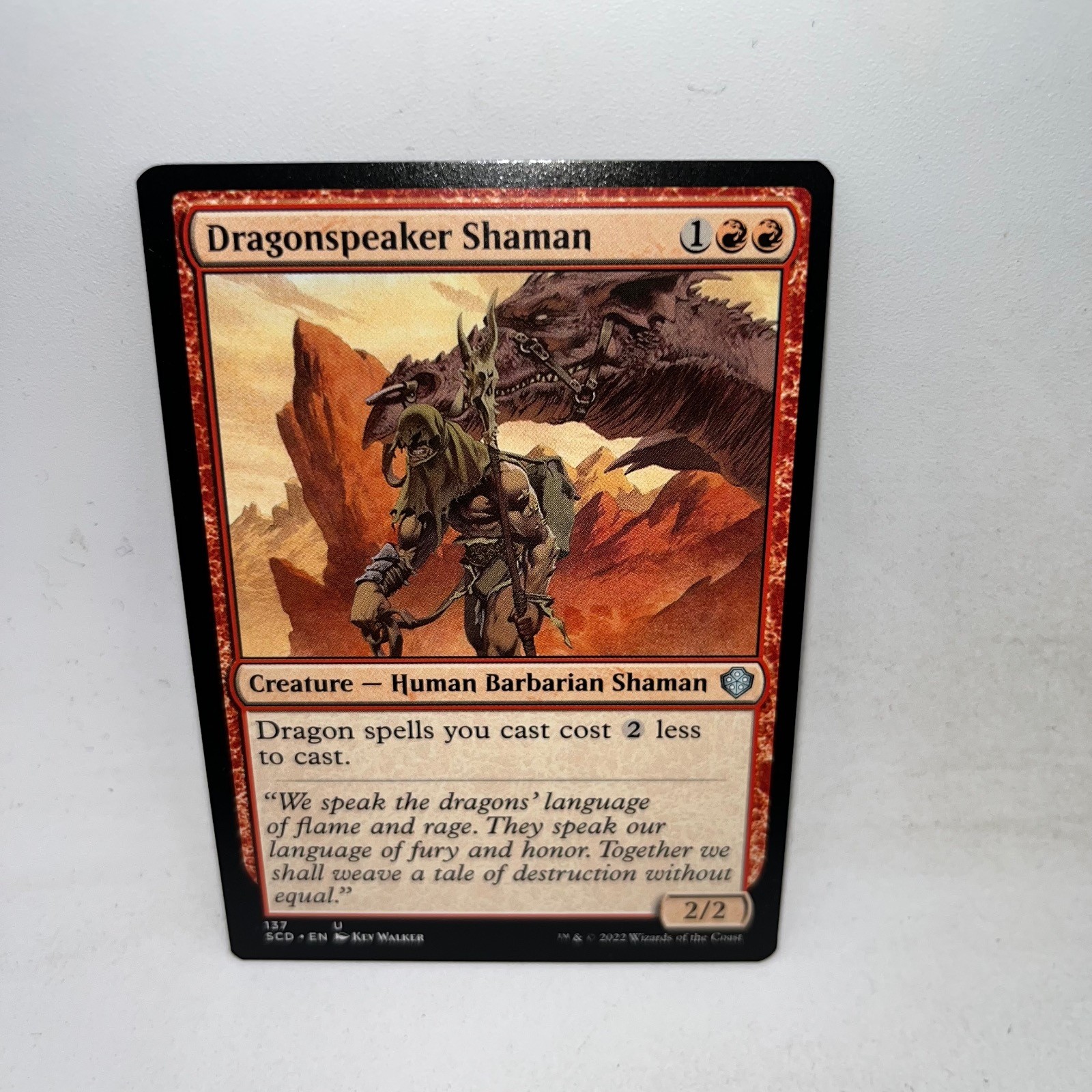 Dragonspeaker Shaman 312 Uncommon Jumpstart Magic: The Gathering Lightly Played