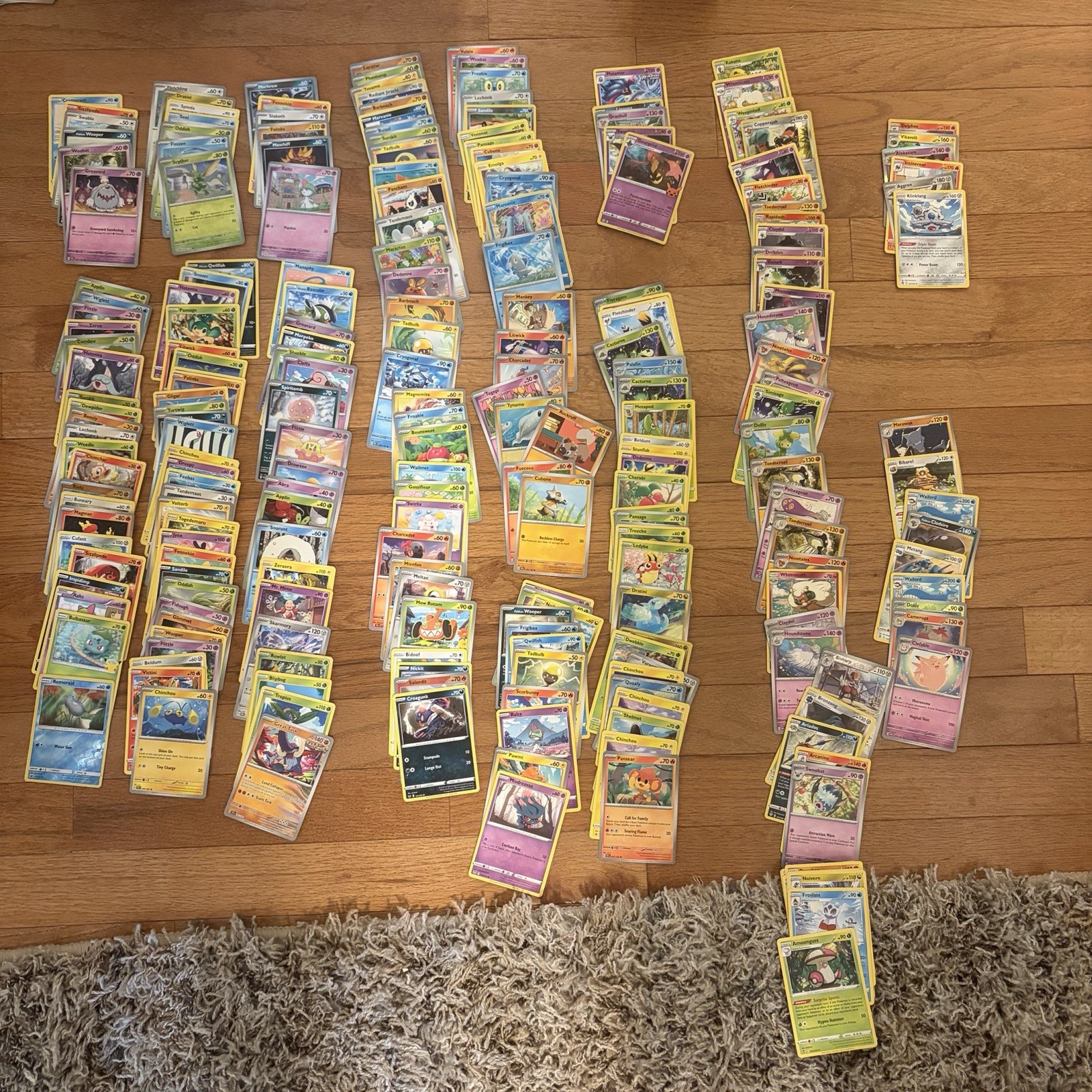 Pokémon Over 230 Common Cards-basic, Stage 1, And Stage 2. All Conditions