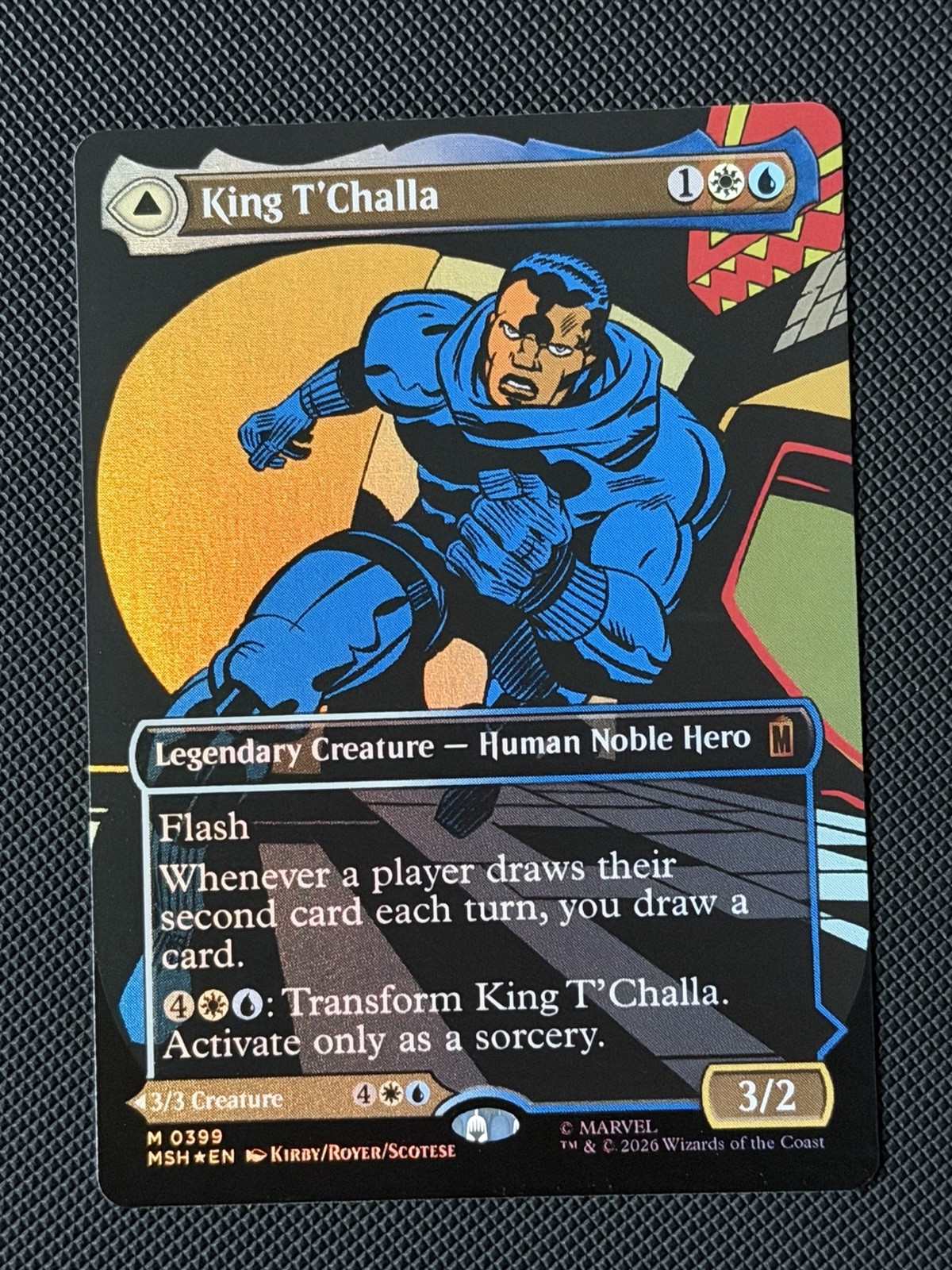 King T’Challa (Borderless) (0399) Marvel Super Heroes Foil
