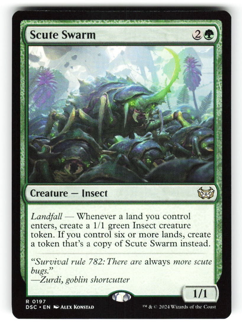 Scute Swarm #197 (NM) (DSC) (Non-Foil) MTG Magic