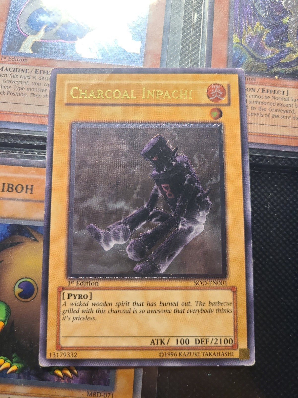 YuGiOh TCG – Charcoal Inpachi SOD-EN001 – 1st Edition Foil Rare
