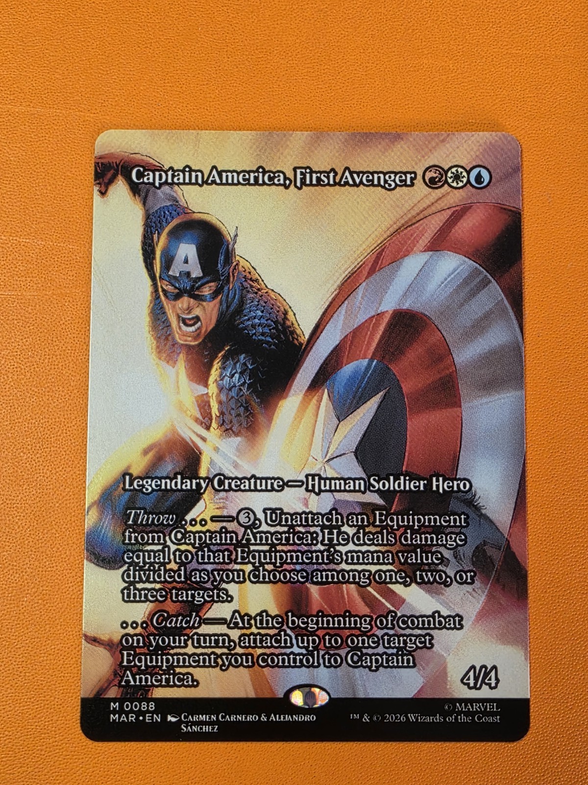 Captain America, First Avenger (Borderless) Marvel Universe Eternal-Legal…